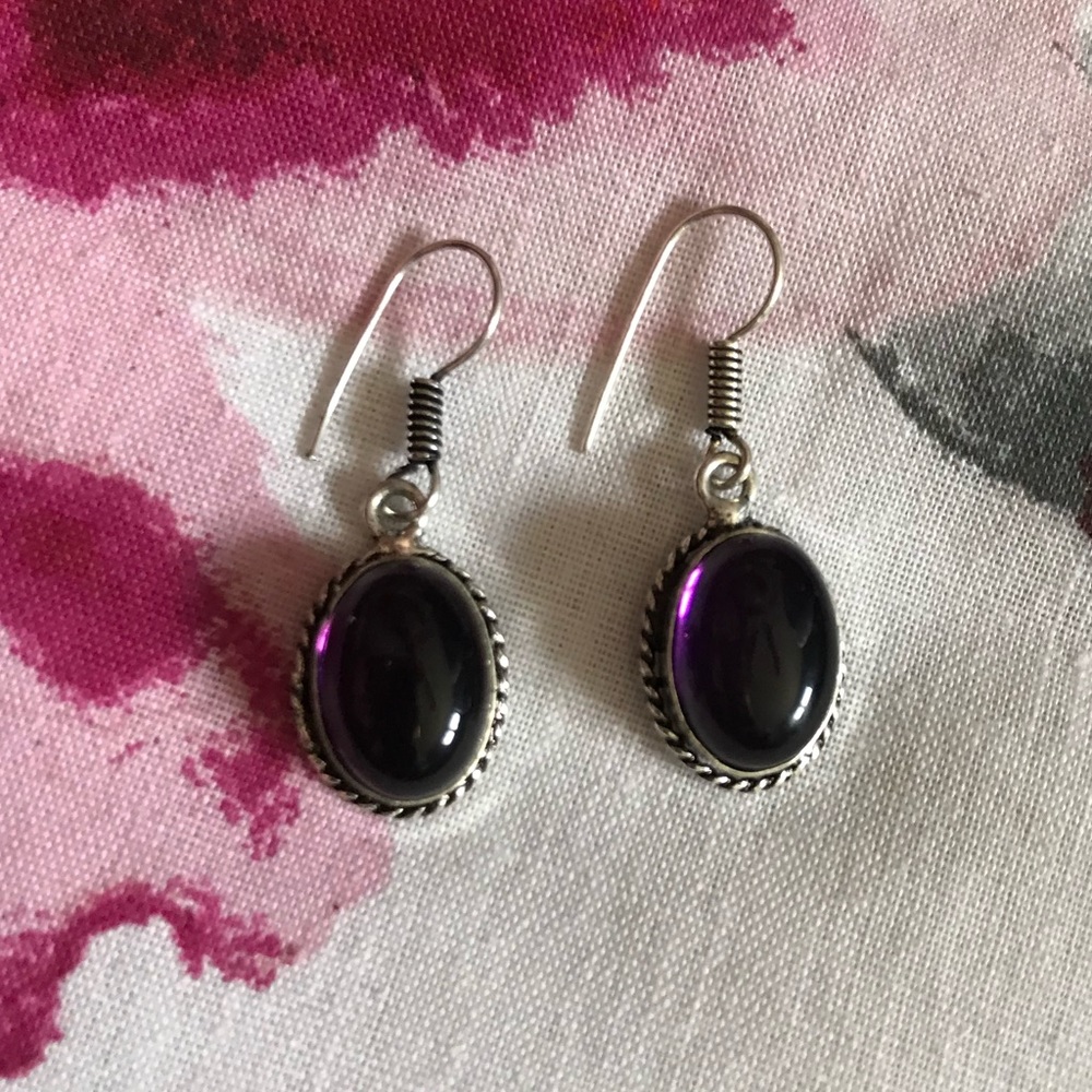 Genuine Amethyst Earrings